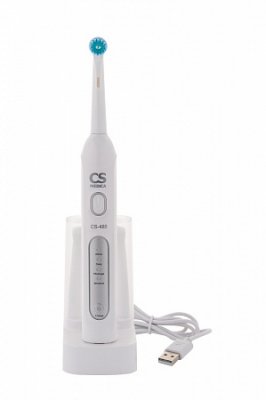 Купить зубная щетка электрическая звуковая cs medica cs-485, с зарядным устройством в Кстово