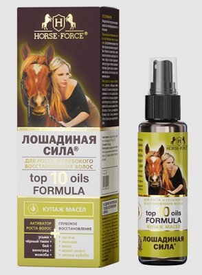 Купить лошадиная сила (horse forse) купаж масел для волос восстановление и рост, 100мл в Кстово
