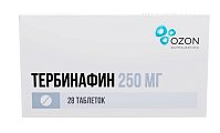 Купить тербинафин, таблетки 250мг, 28 шт в Кстово