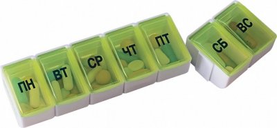 Купить таблетница пилюля (контейнер) для лекарственных препаратов трансформер на неделю в Кстово