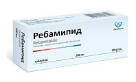 Купить ребамипид, таблетки покрытые пленочной оболочкой 100мг, 30 шт в Кстово