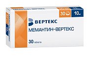 Купить мемантин-вертекс, таблетки, покрытые пленочной оболочкой 10мг, 30 шт в Кстово