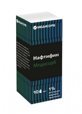 Купить нафтифин медисорб, раствор для наружного применения 1%, 10 мл в Кстово