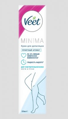 Купить veet minima (вит) крем для депиляции для чувствительной кожи, 200мл в Кстово