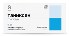 Купить таниксен солофарм, таблетки покрытые пленочной оболочкой 50 мг, 20 шт в Кстово