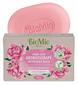Купить biomio (биомио) bio-soap aromatherapy мыло натуральное пион и эфирное масло пальмарозы 90 гр в Кстово