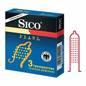 Купить sico (сико) презервативы pearl точечное рифление 3шт в Кстово