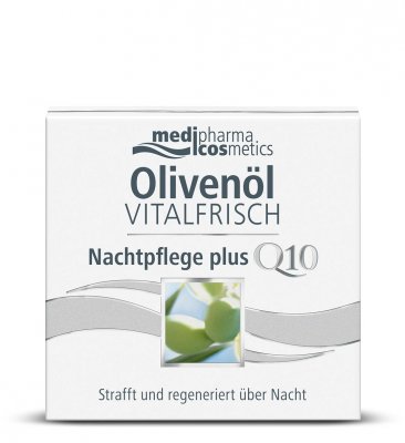 Купить медифарма косметик (medipharma cosmetics) olivenol vitalfrisch крем для лица ночной против морщин, 50мл в Кстово
