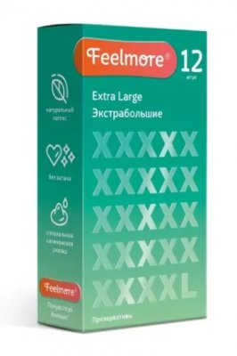 Купить feelmore (филлморе) презервативы экстрабольшие, 12 шт в Кстово