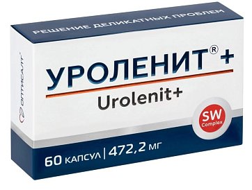 Уроленит +, капсулы массой 472,2 мг, 60 шт БАД