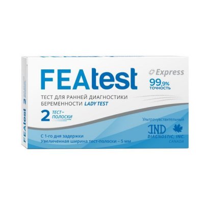Купить тест для определения беременности featest (феатест), 2 шт в Кстово