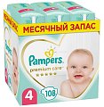 Купить pampers premium care (памперс) подгузники 4 макси 9-14кг, 108шт в Кстово