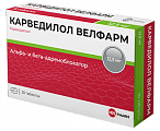 Купить карведилол велфарм, таблетки 12,5мг 30шт в Кстово