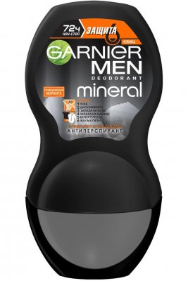 Купить garnier men mineral (гарньер) дезодорант-антиперспирант защита 6 72 часа ролик, 50мл в Кстово