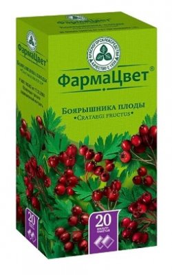 Купить боярышника плоды, фильтр-пакеты 3,0г, 20 шт в Кстово
