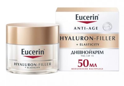 Купить eucerin hyaluron-filler+elasticity (эуцерин) крем для лица дневной 50 мл в Кстово