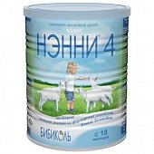 Купить нэнни 4 смесь на основе натурального козьего молока с пребиотиками с 18 месяцев, 400г в Кстово