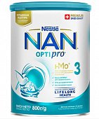 Купить nan optipro 3 (нан) смесь сухая для детей с 12 месяцев, 800г в Кстово