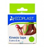 Купить ecoplast лента фиксирующая кензио тейп 5см х 5м зеленый в Кстово