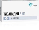 Купить тизанидин, таблетки 2мг, 30шт в Кстово