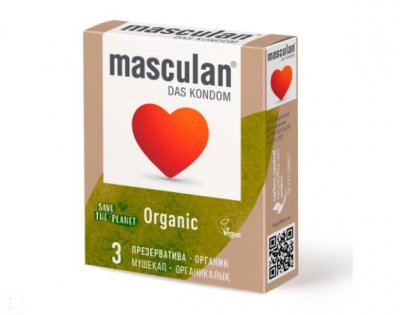 Купить masculan (маскулан) презервативы органик, 3шт  в Кстово
