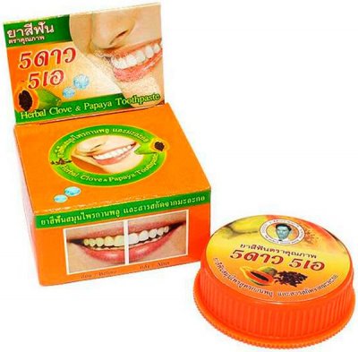 Купить 5 star cosmetic (5 стар косметик) зубная паста травяная с экстрактом папайи, 25г в Кстово