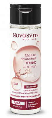 Купить novosvit (новосвит) тоник мультикислотный с миндальной и олеаноловой кислотами, 200мл в Кстово