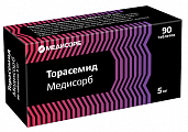 Купить торасемид медисорб, таблетки 5мг 90шт в Кстово