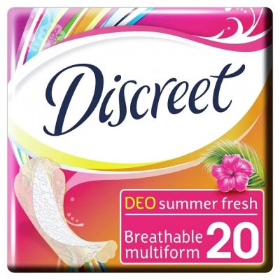 Купить discreet (дискрит) прокладки део летняя свежесть 20шт в Кстово