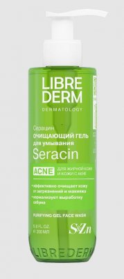 Купить librederm seracin (либридерм) гель для умывания лица очищающий, 200мл в Кстово