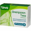 Купить омепразол-тева, капсулы кишечнорастворимые 10мг, 28 шт в Кстово