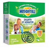 Купить mosquitall (москитолл) универсальная защита спирали от комаров, 10 шт  в Кстово