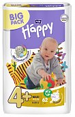 Купить bella baby happy (белла) подгузники 4+ макси+ 9-20кг 62 шт в Кстово