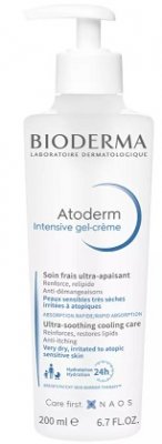 Купить bioderma atoderm (биодерма атодерм) гель-крем для лица и тела интенсив 200мл в Кстово