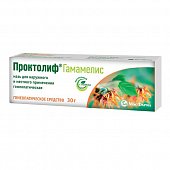 Купить проктолиф гамамелис, мазь для наружного и местного применения гомеопатическая, 30 г в Кстово