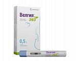 Купить велгия эко, раствор для подкожного введения 0,5 мг/доза 0,5мл шприц в автоинжекторе 4шт в Кстово