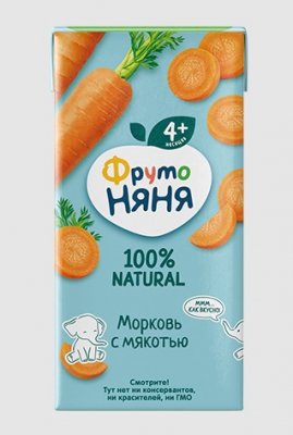 Купить фрутоняня нектар морк.с мяк. 200мл (лебедянский оао экз, россия) в Кстово