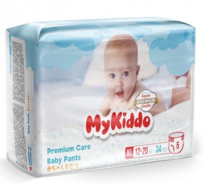 Купить mykiddo premium (майкиддо) подгузники-трусики для детей 12-20кг, 38 шт размер хl в Кстово