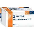 Купить мемантин-вертекс, таблетки, покрытые пленочной оболочкой 20мг, 90 шт в Кстово