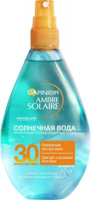 Купить garnier ambre solaire (гарньер) спрей солнцезащитный солнечная 150мл spf30 в Кстово