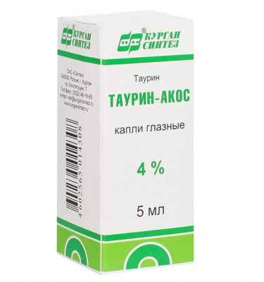 Купить таурин, гл.капли 4% фл/кап 10мл №1 (синтез оао, россия) в Кстово
