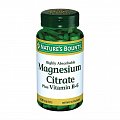 Купить nature's bounty (нэйчес баунти) цитрат магния с витамином в6, таблетки 60 шт бад в Кстово