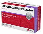 Купить бисопролол велфарм, таблетки покрытые пленочной оболочкой 10 мг, 90 шт в Кстово