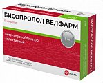 Купить бисопролол велфарм, таблетки покрытые пленочной оболочкой 5 мг, 60 шт в Кстово