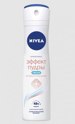 Купить nivea (нивея) део дезодорант спрей эффект пудры fresh, 150мл в Кстово