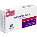 Купить кветиапин-канон, таблетки, покрытые пленочной оболочкой 25мг, 60 шт в Кстово