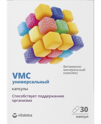 Купить витаминно-минеральный комплекс vmc универсальный витатека, капсулы 30 шт бад в Кстово