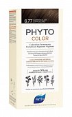 Купить фитосолба фитоколор (phytosolba phyto color) краска для волос оттенок 6,77 светлый каштан-капучино 50/50/12мл в Кстово