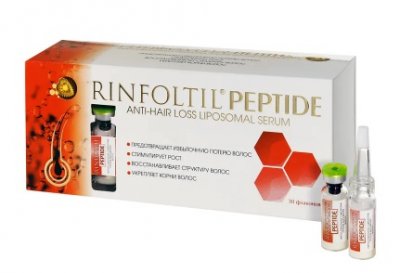 Купить rinfoltil (ринфолтил) пептид липосомальная сыворотка против выпадения волос, 30 шт + дозатор, 3 шт в Кстово