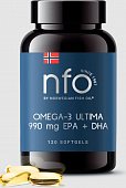 Купить норвегиан фиш оил (nfo) омега-3 ультима, капсулы 1600мг, 120шт бад в Кстово